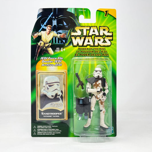 Vintage Hasbro Star Wars Mid MOC Sandtrooper (Tatooine Patrol) - Hasbro Power of the Jedi POTJ (2001)