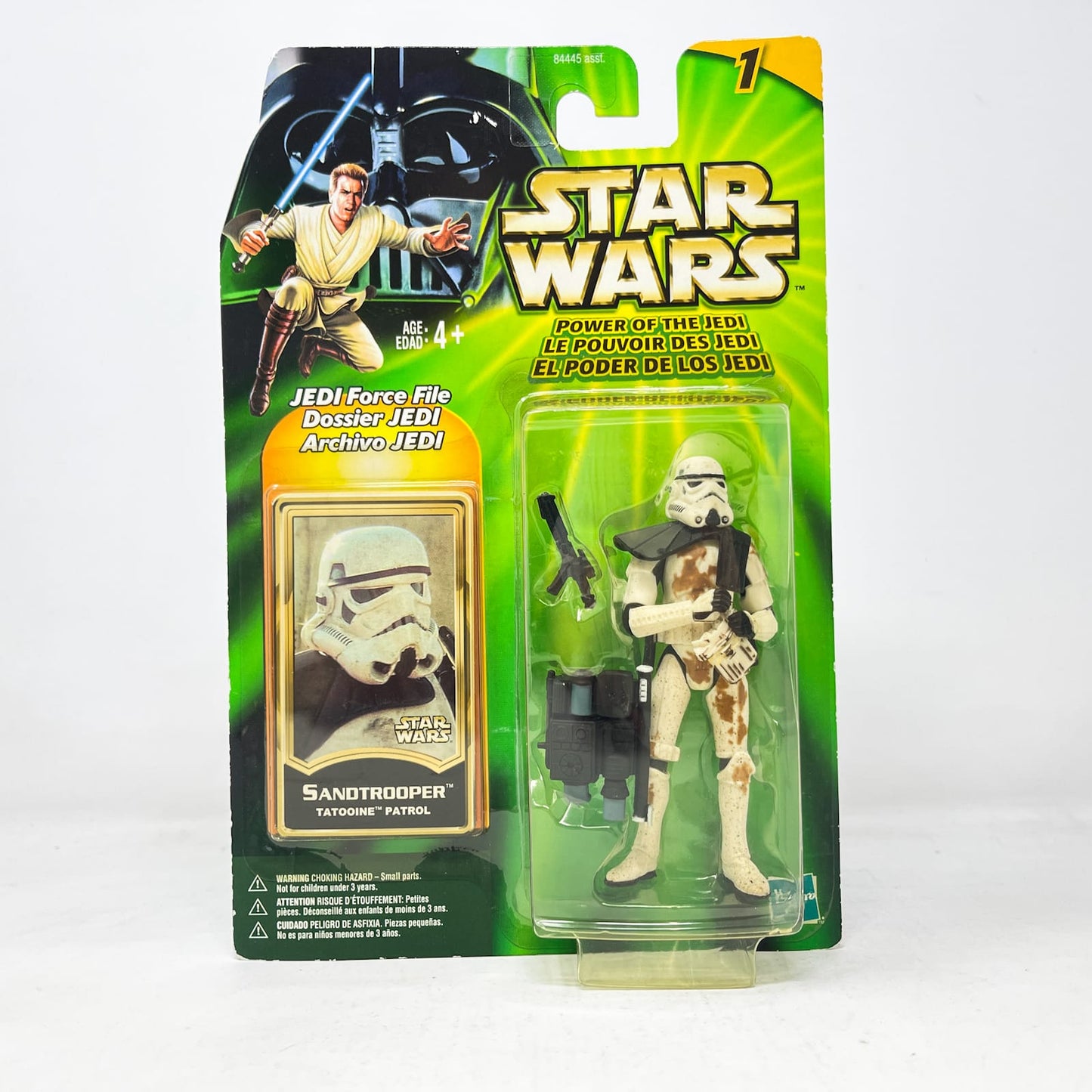 Vintage Hasbro Star Wars Mid MOC Sandtrooper (Tatooine Patrol) - Hasbro Power of the Jedi POTJ (2001)