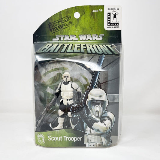 Vintage Hasbro Star Wars Mid MOC Scout Trooper – Hasbro Battlefront 3.75” (2004)