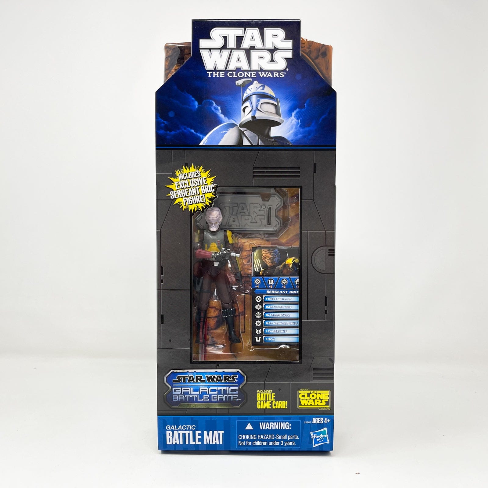 Vintage Hasbro Star Wars Mid MOC Sergeant Bric w/ Galactic Battle Mat – Hasbro The Clone Wars (Mail-In Exclusive) 2010