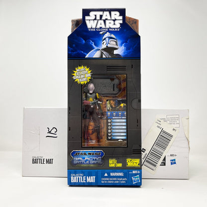 Vintage Hasbro Star Wars Mid MOC Sergeant Bric w/ Galactic Battle Mat – Hasbro The Clone Wars (Mail-In Exclusive) 2010