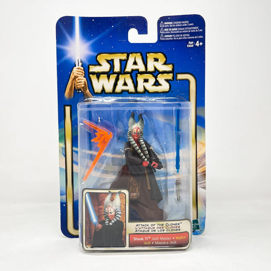 Vintage Hasbro Star Wars Mid MOC Shaak Ti (Jedi Master) #02-10 - Hasbro SAGA Series 3.75"