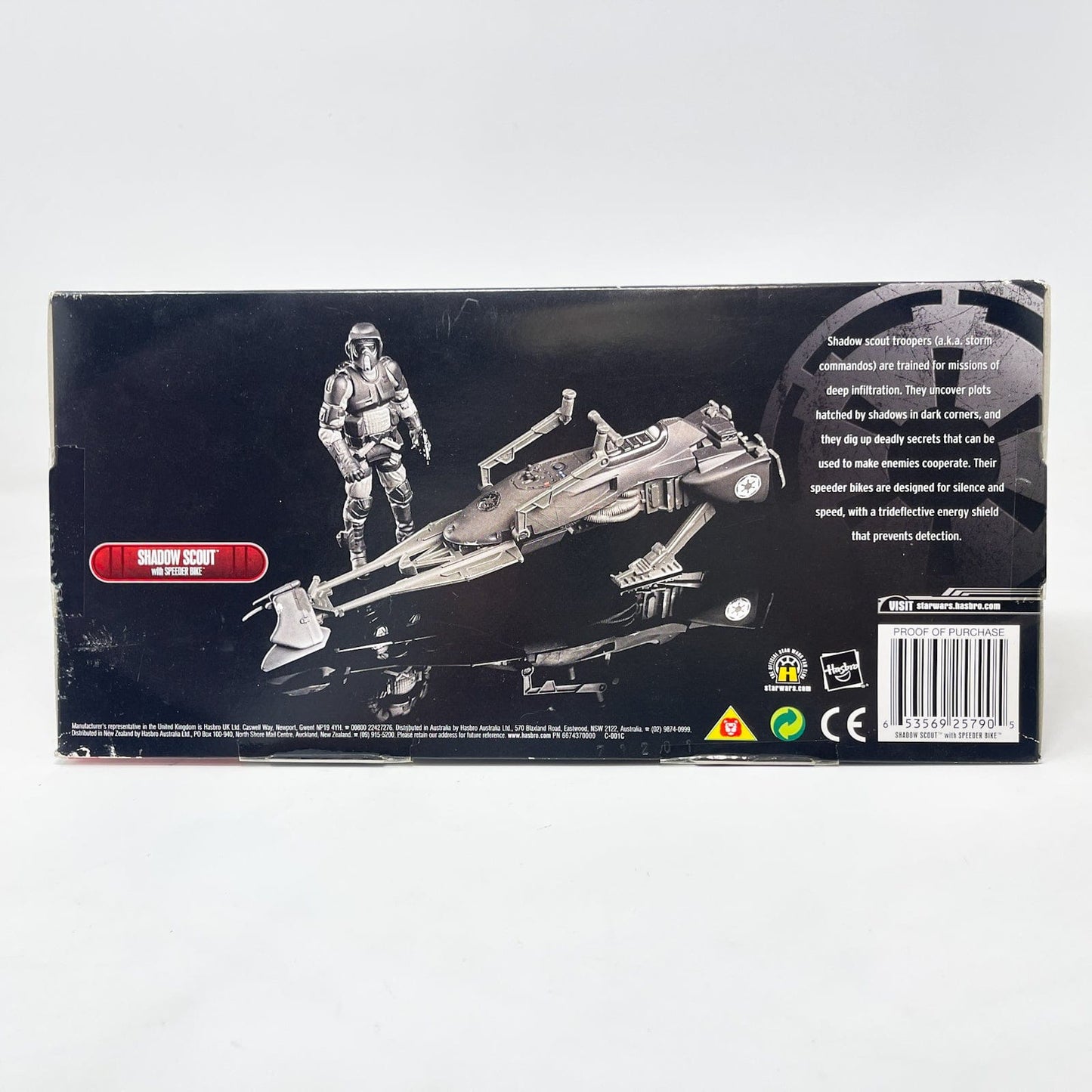 Vintage Hasbro Star Wars Mid MOC Shadow Scout with Speeder Bike - Hasbro30th Anniversary SDCC Exclusive (2007)