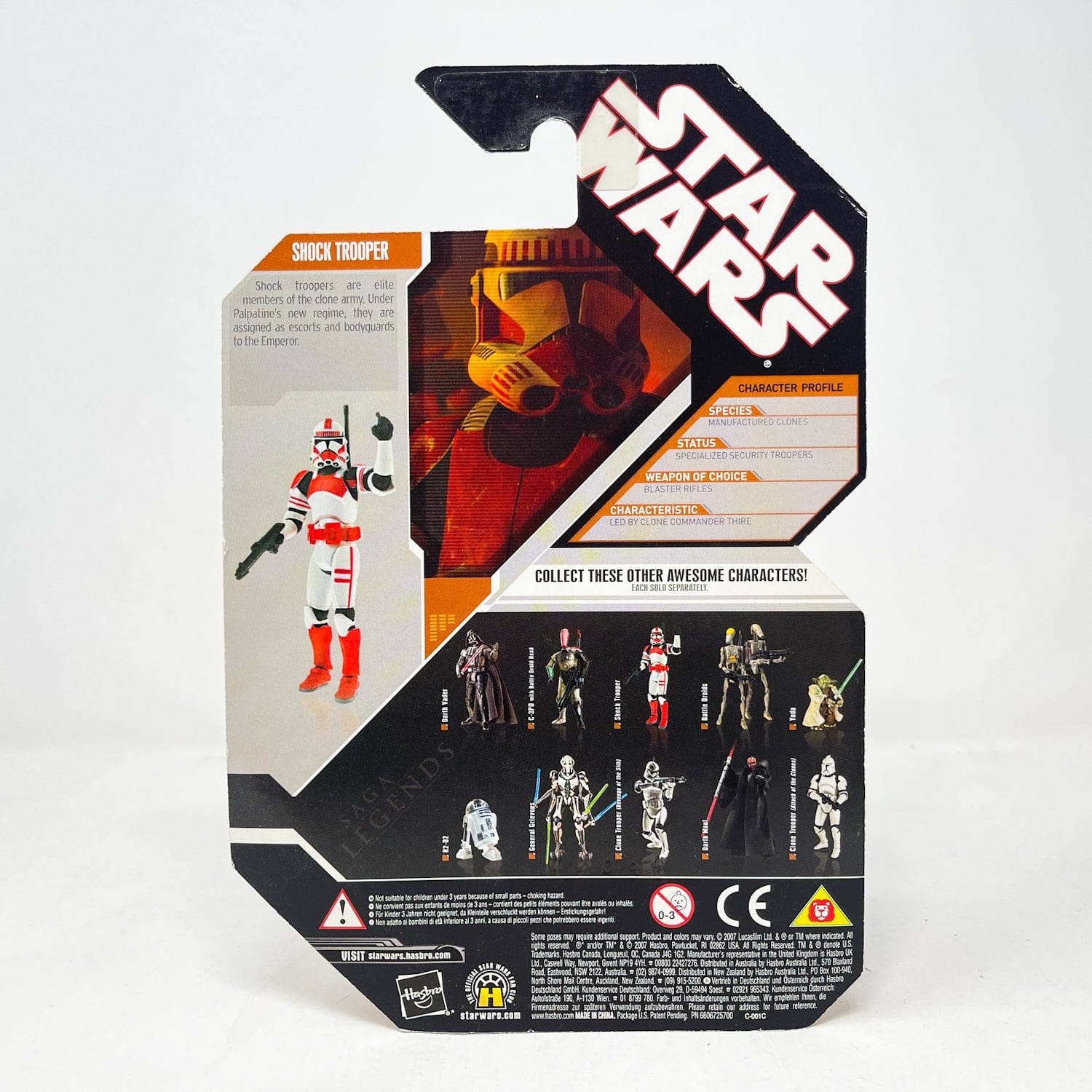 Vintage Hasbro Star Wars Mid MOC Shock Trooper - Hasbro 30th Anniversary Collection