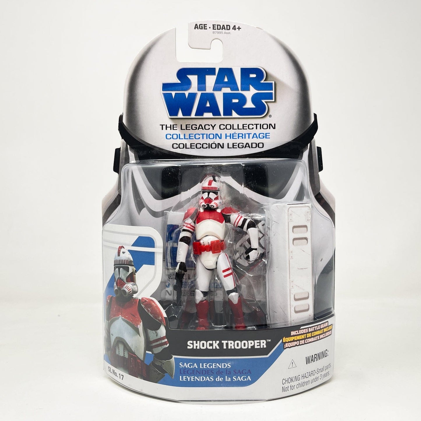 Vintage Hasbro Star Wars Mid MOC Shock Trooper SL 17 - Hasbro Legacy Collection (2008)