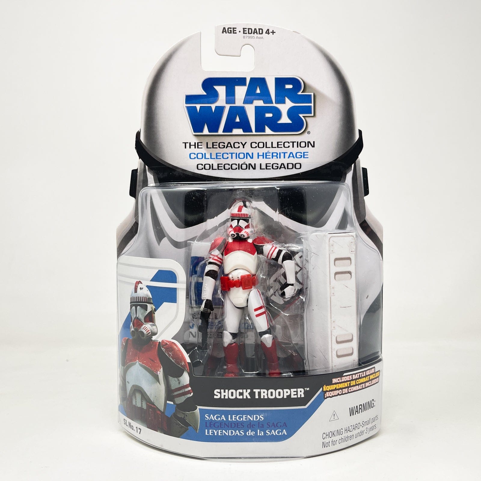 Vintage Hasbro Star Wars Mid MOC Shock Trooper SL 17 - Hasbro Legacy Collection (2008)