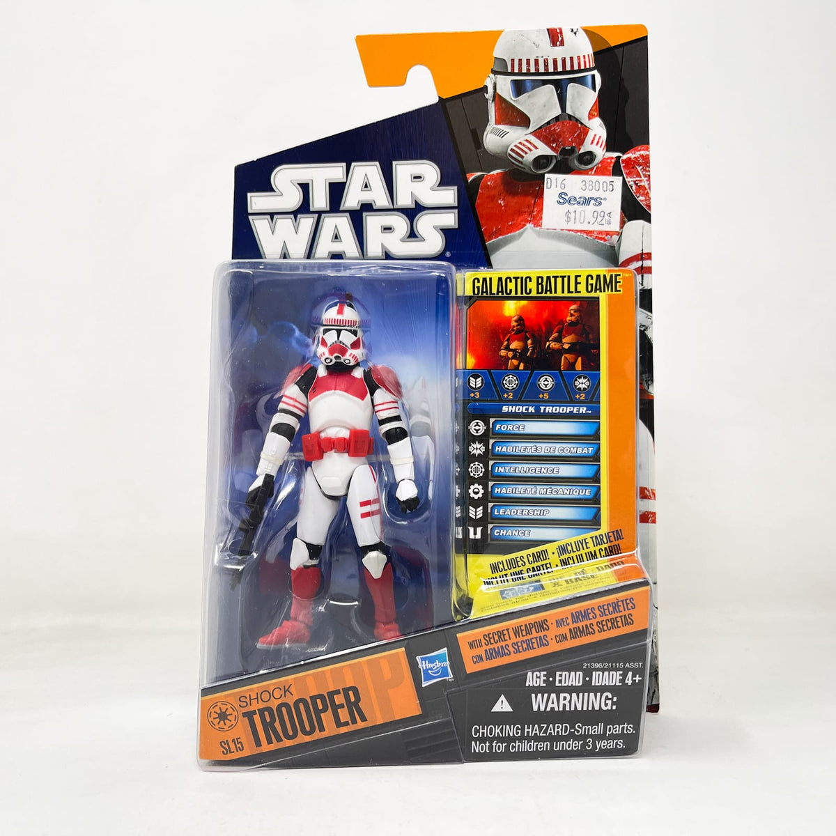 Vintage Hasbro Star Wars Mid MOC Shock Trooper SL15 - Hasbro Saga Legends (2010)