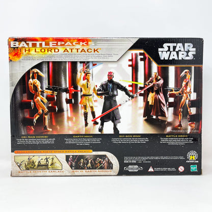 Vintage Hasbro Star Wars Mid MOC Sith Lord Attack Battle Pack - Saga Collection - 2006 Hasbro