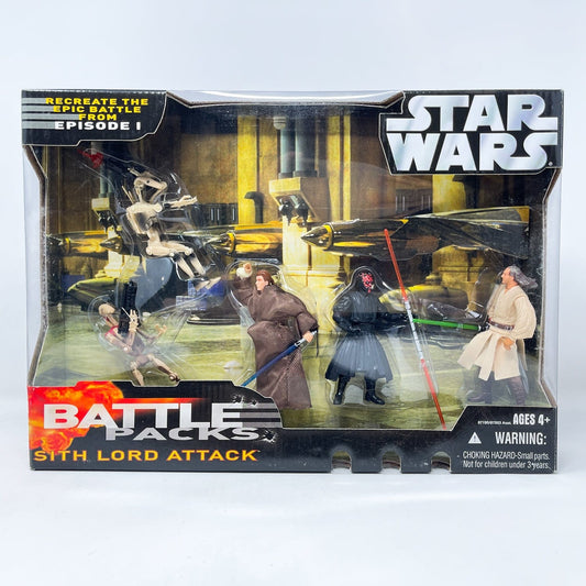 Vintage Hasbro Star Wars Mid MOC Sith Lord Attack Battle Pack - Saga Collection - 2006 Hasbro