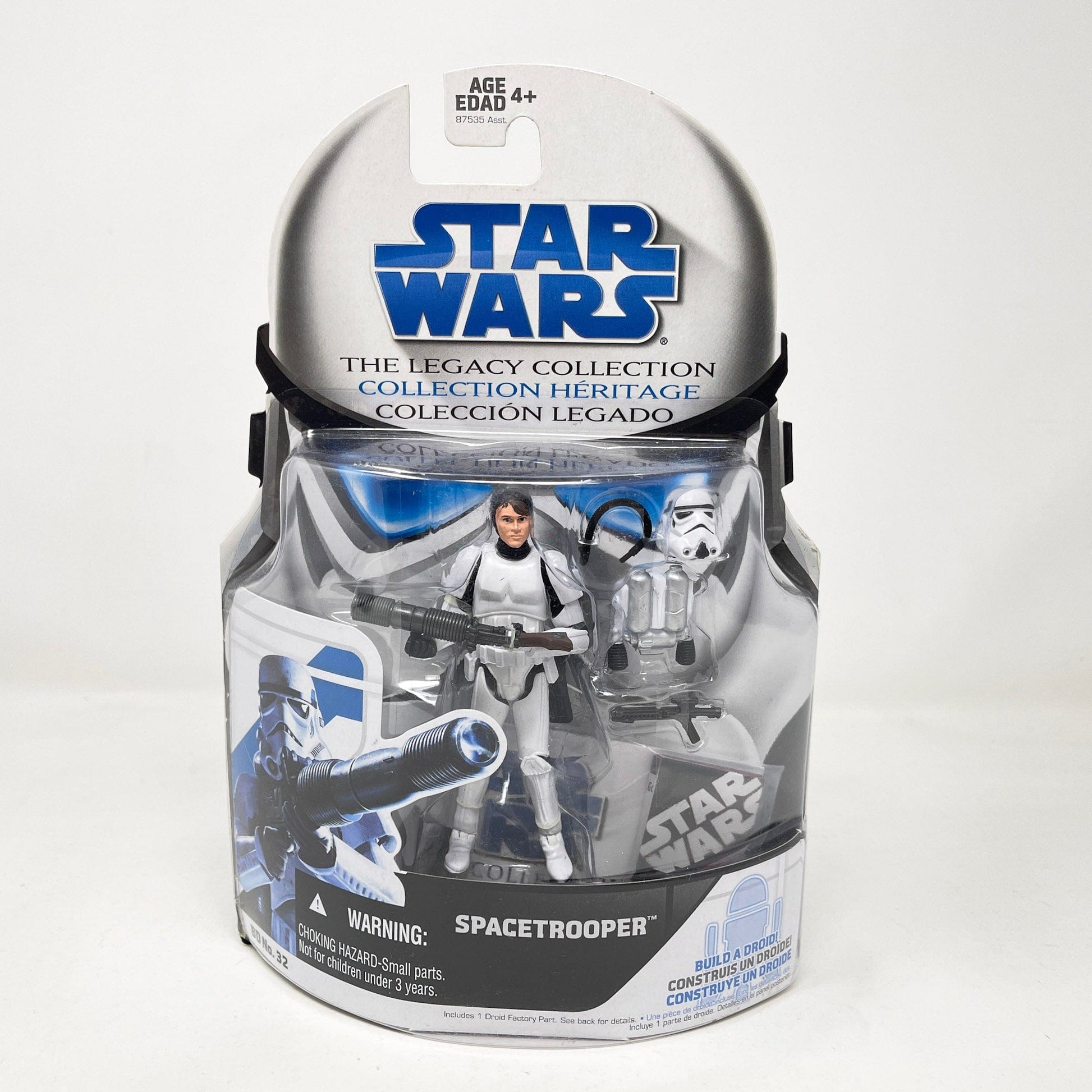 Vintage Hasbro Star Wars Mid MOC Spacetrooper (BD 32) - Hasbro 2008 Legacy Collection Saga Legends Star Wars Action Figure