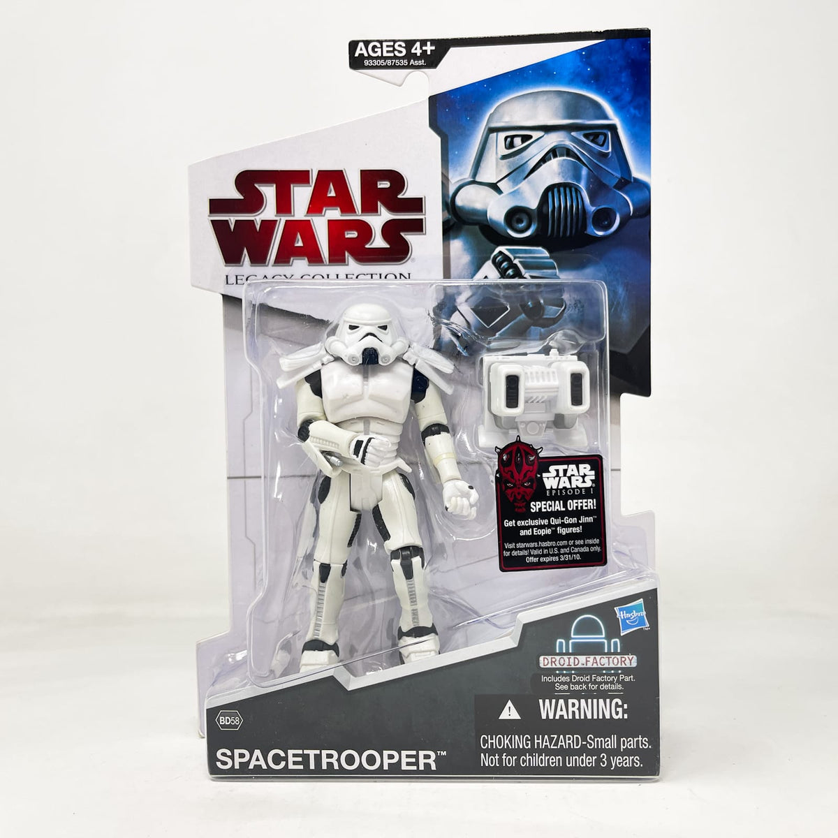 Vintage Hasbro Star Wars Mid MOC Spacetrooper BD58 - Hasbro Legacy Collection 3.75" (2010)