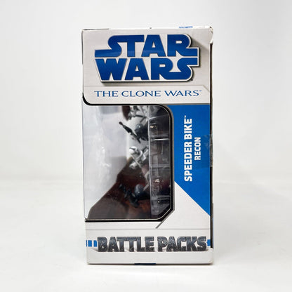 Vintage Hasbro Star Wars Mid MOC Speeder Bike Recon - Hasbro Battle Pack Clone Wars 3.75"