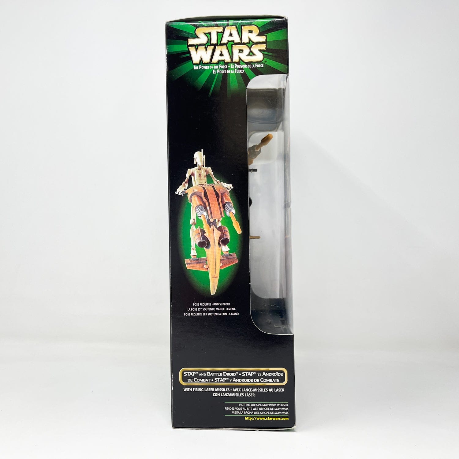 Vintage Hasbro Star Wars Mid MOC STAP & Battle Droid  - Hasbro Power of the Force 2 (POTF2 1999)