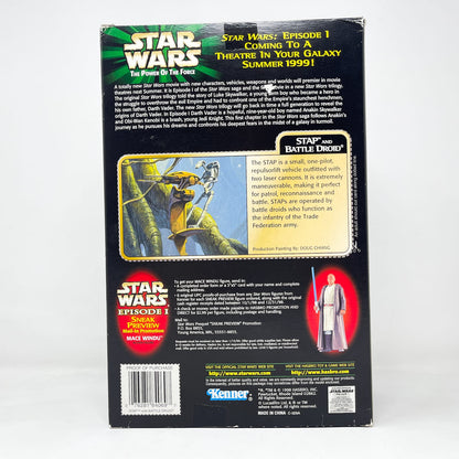Vintage Hasbro Star Wars Mid MOC STAP & Battle Droid  - Hasbro Power of the Force 2 (POTF2 1999)