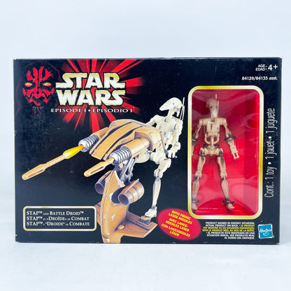Vintage Hasbro Star Wars Mid MOC STAP & Battle Droid  - Hasbro The Phantom Menace (1999)