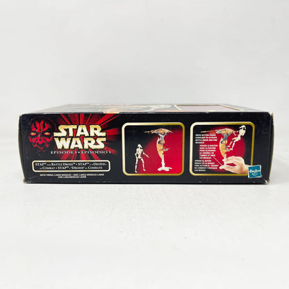 Vintage Hasbro Star Wars Mid MOC STAP & Battle Droid  - Hasbro The Phantom Menace (1999)