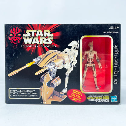 Vintage Hasbro Star Wars Mid MOC STAP & Battle Droid  - Hasbro The Phantom Menace (1999)