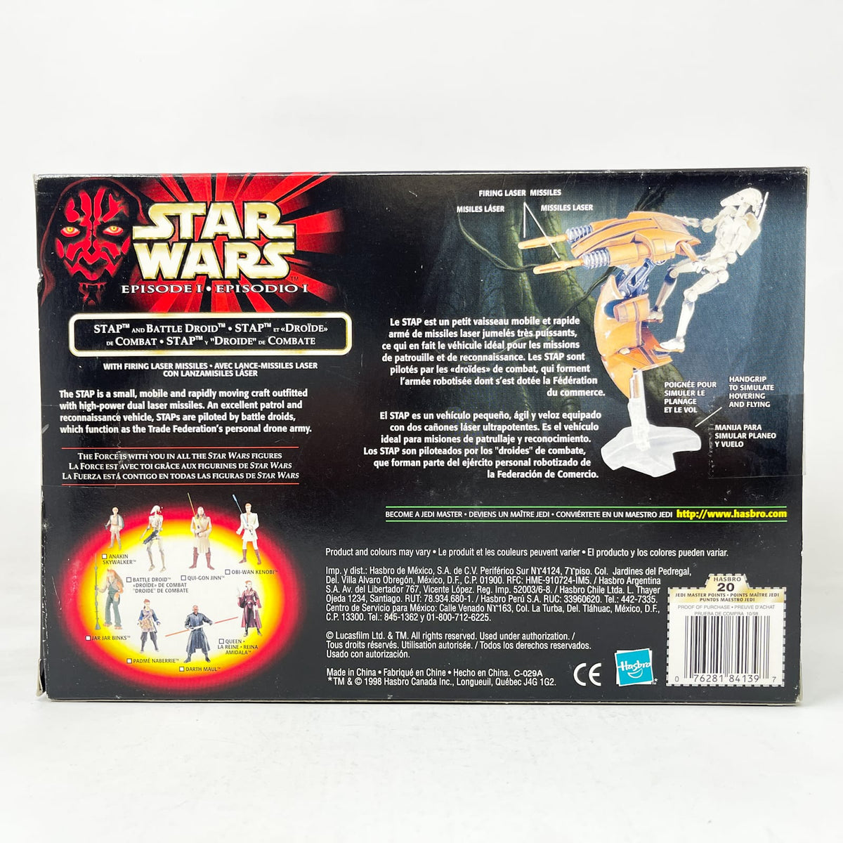 Vintage Hasbro Star Wars Mid MOC STAP & Battle Droid  - Hasbro The Phantom Menace (1999)