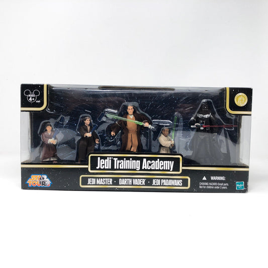 Vintage Hasbro Star Wars Mid MOC STAR TOURS Jedi Training Academy - 5 Figure Set - 3.75" Hasbro Disney Parks Star Wars - MISB