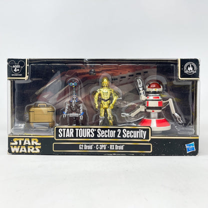 Vintage Hasbro Star Wars Mid MOC STAR TOURS Sector 2 Security  Multipack - 3.75" Hasbro Disney Parks Star Wars - MISB