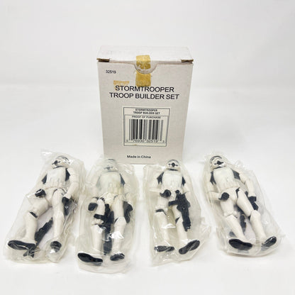 Vintage Hasbro Star Wars Mid MOC STAR WARS Fan Club (1997) Stormtrooper Builder Set - Hasbro Power of the Force (POTF2) Mail Away 4-Pack