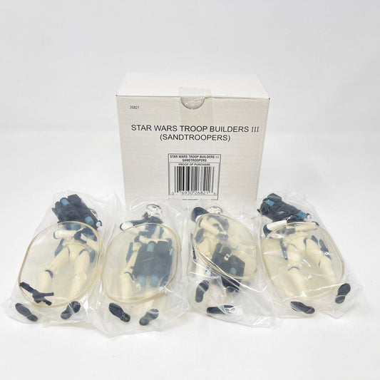 Vintage Hasbro Star Wars Mid MOC STAR WARS Fan Club (1997) Stormtrooper Builder Set III (Sandtroopers) - Hasbro Power of the Force (POTF2) Mail Away