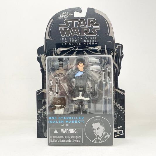 Vintage Hasbro Star Wars Mid MOC Starkiller (Galen Marek) (Blue Line) #05 - Hasbro 2014 3.75" Black Series Star Wars Action Figure