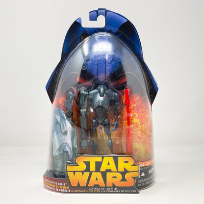 Vintage Hasbro Star Wars Mid MOC Super Battle Droid #04 - Hasbro ROTS 2005