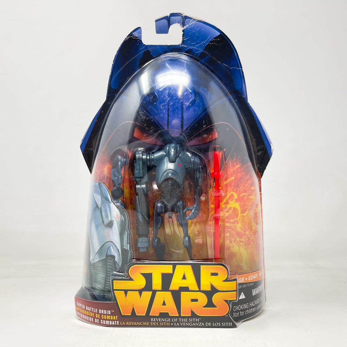 Vintage Hasbro Star Wars Mid MOC Super Battle Droid #04 - Hasbro ROTS 2005