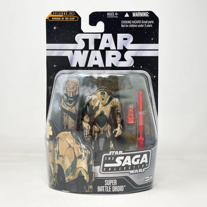 Vintage Hasbro Star Wars Mid MOC Super Battle Droid #61 - Hasbro Saga Collection (2007)