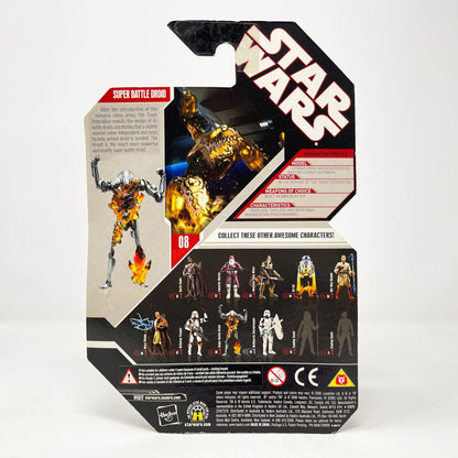 Vintage Hasbro Star Wars Mid MOC Super Battle Droid #8 (AOTC) - Hasbro Saga Legends - 30th Anniversary Collection