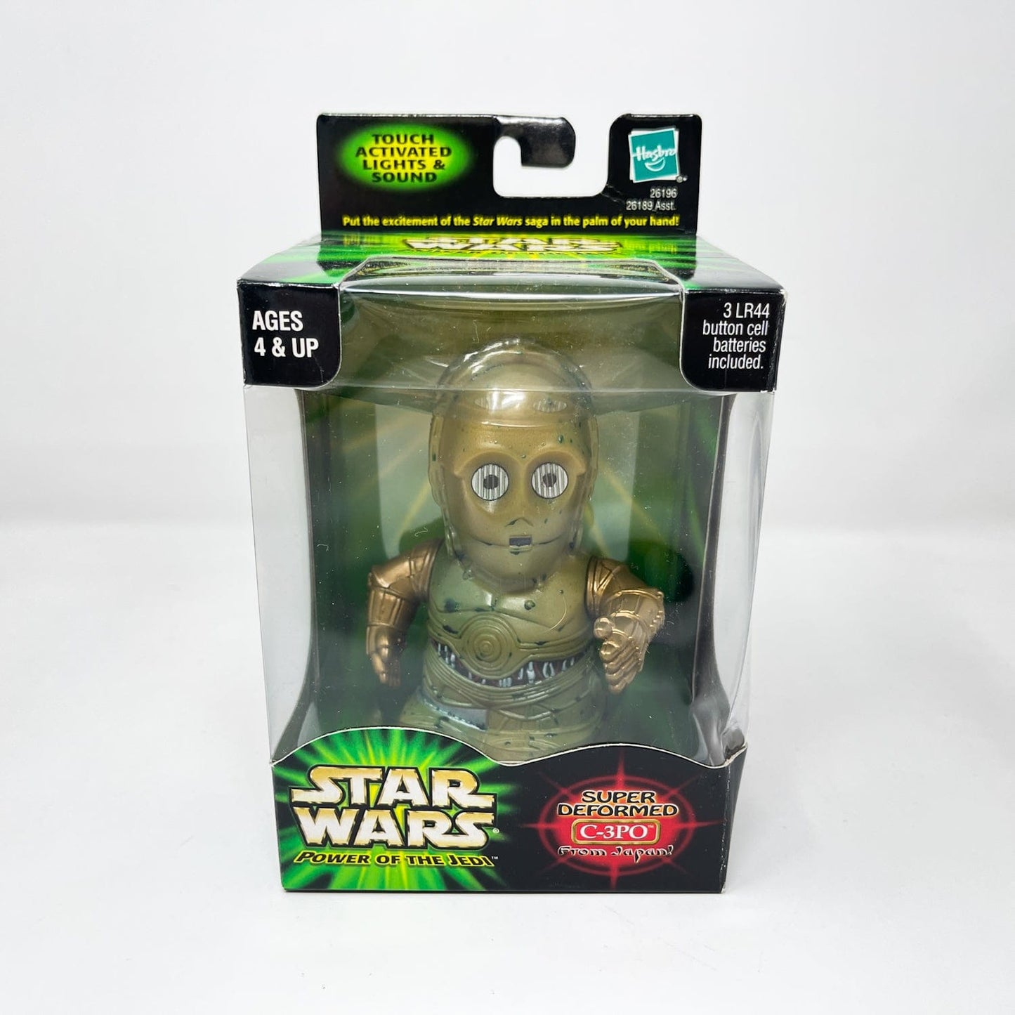 Vintage Hasbro Star Wars Mid MOC Super Deformed Figures - Complete Set of 6 - Hasbro POTJ (2001)
