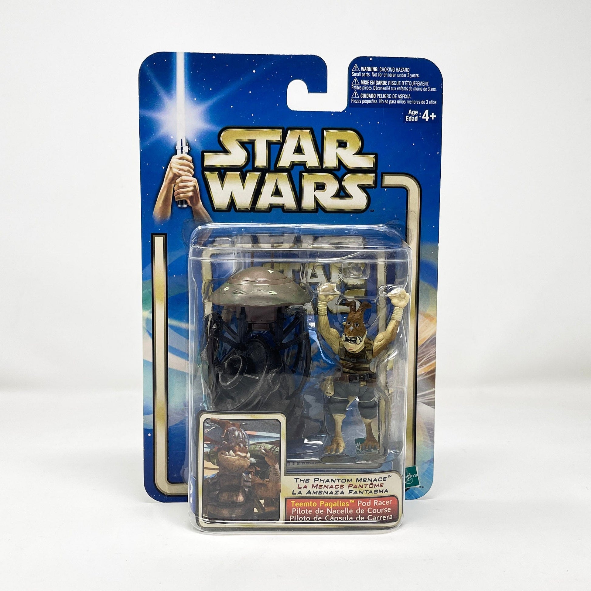 Vintage Hasbro Star Wars Mid MOC Teemto Pagalies Pod Racer (2003) - Hasbro Star Wars 3.75" Saga figure