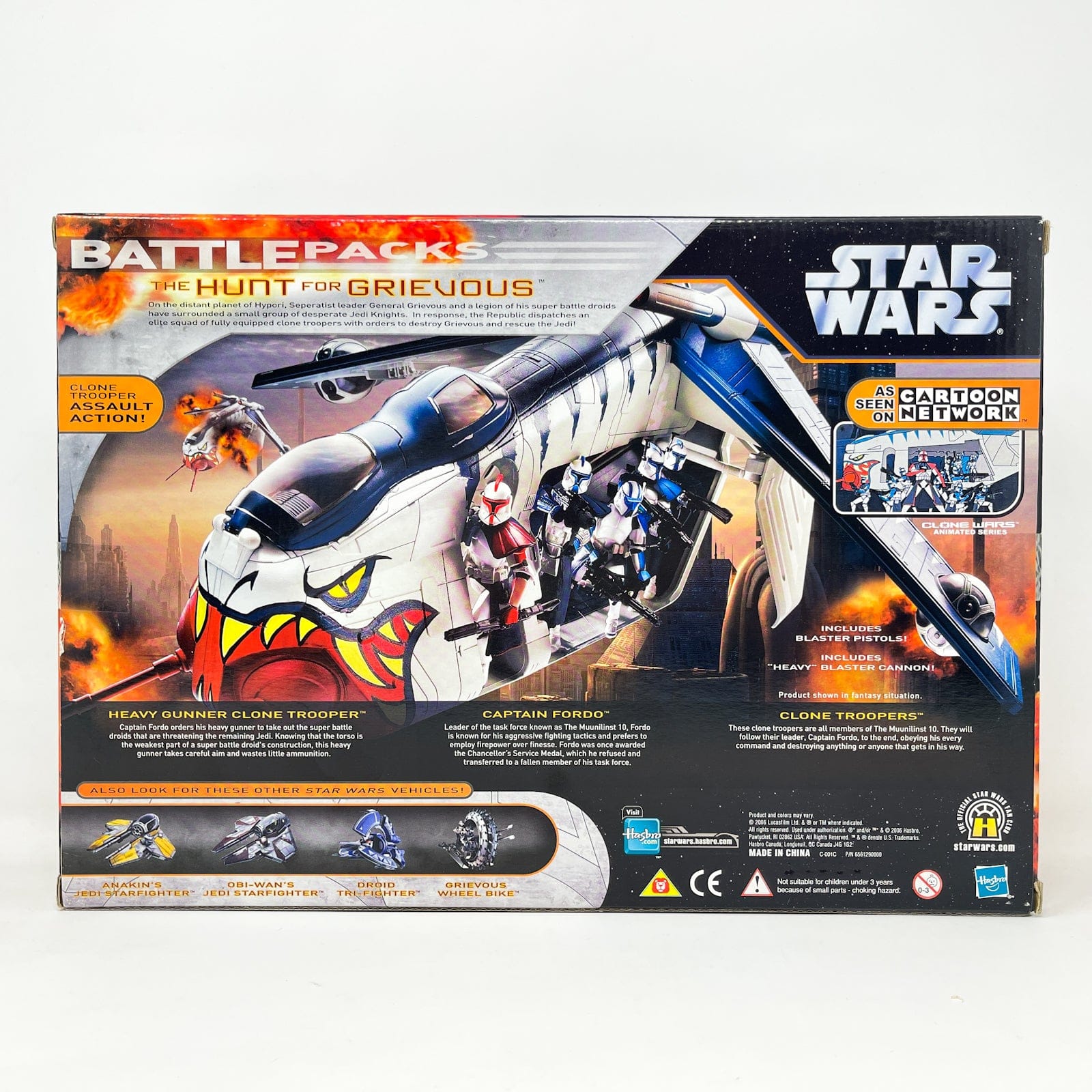 Vintage Hasbro Star Wars Mid MOC The Hunt for Grievous Battle Pack - Hasbro Saga Collection (2006)