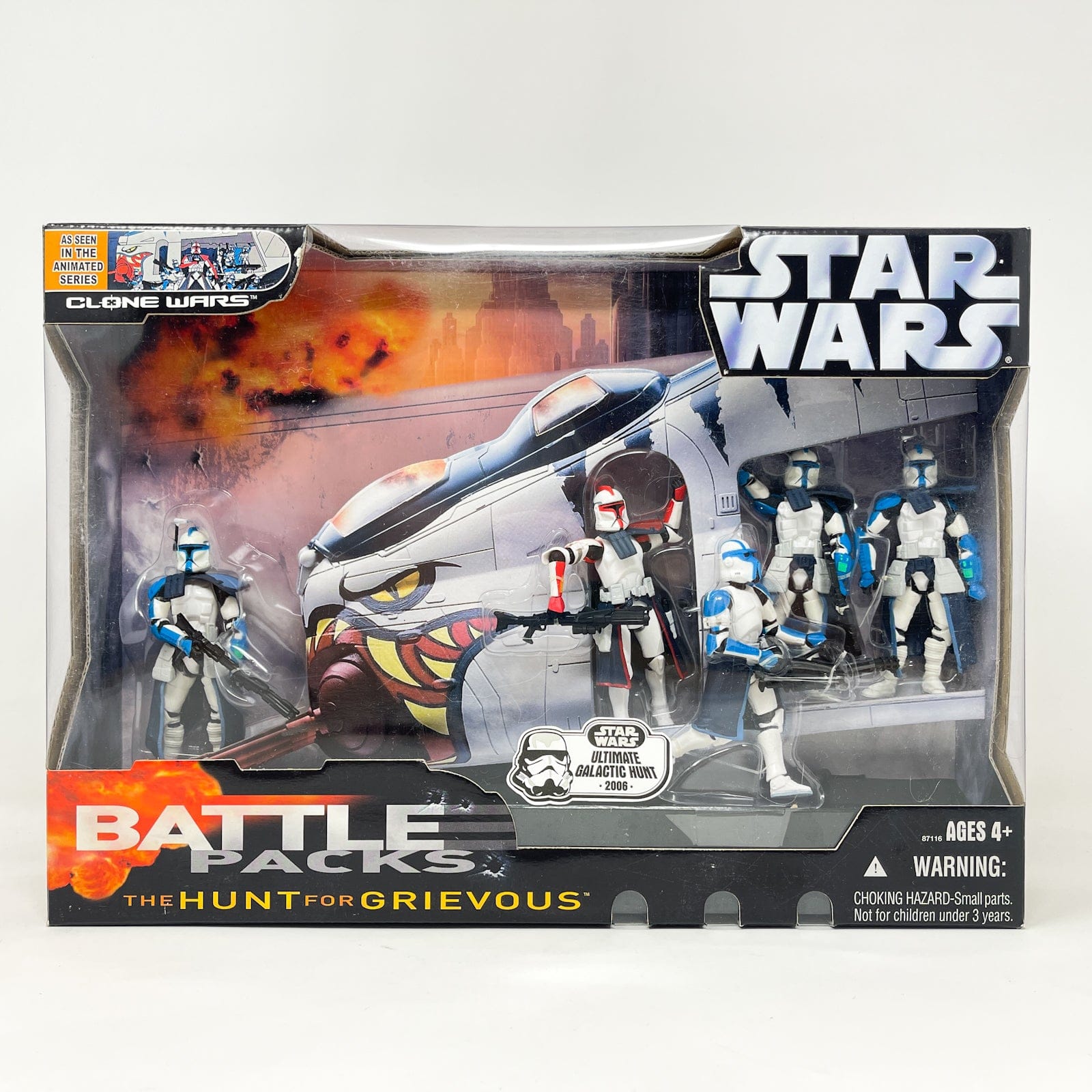 Vintage Hasbro Star Wars Mid MOC The Hunt for Grievous Battle Pack - Hasbro Saga Collection (2006)