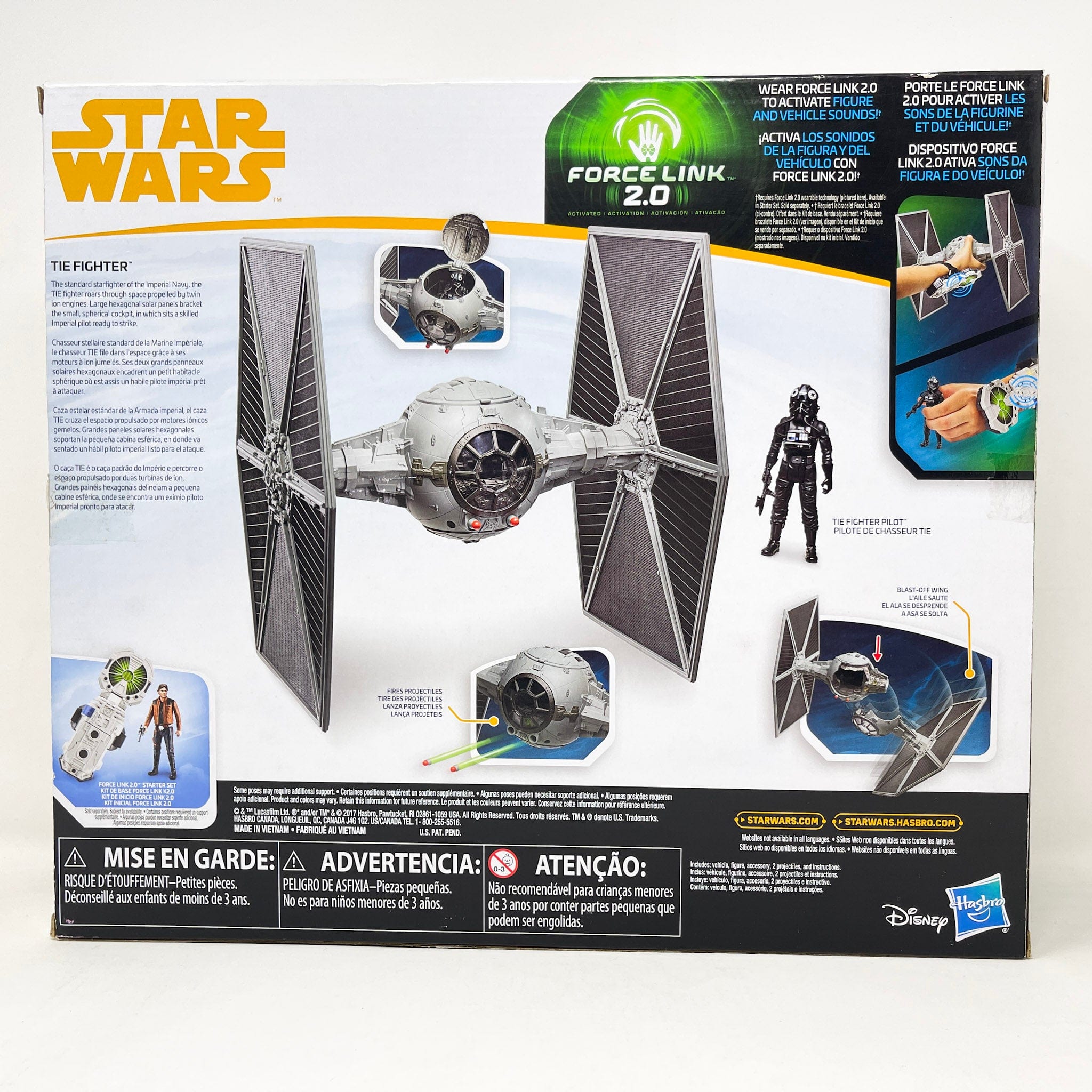 TIE Fighter with Pilot (Solo) - Hasbro 2017 3.75