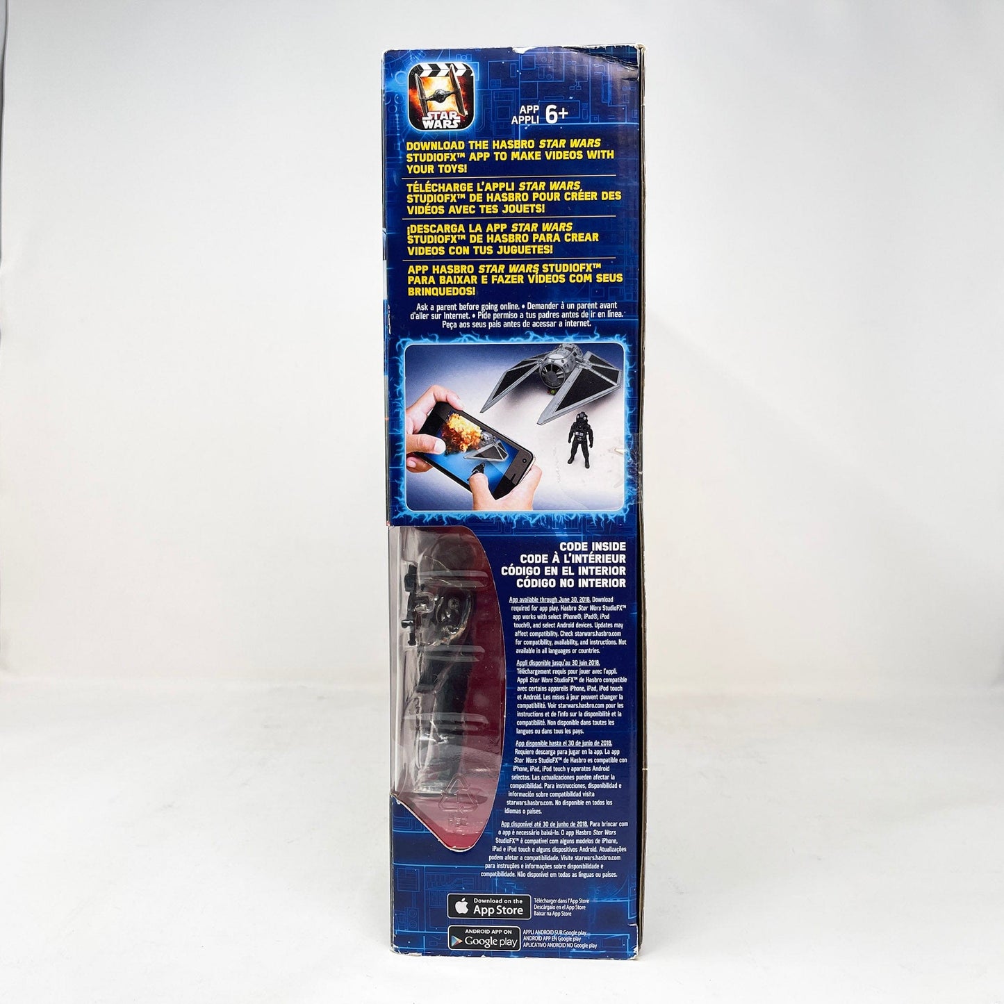 Vintage Hasbro Star Wars Mid MOC Tie Striker (Rogue One) - Hasbro 2016 3.75" Star Wars Action Ship