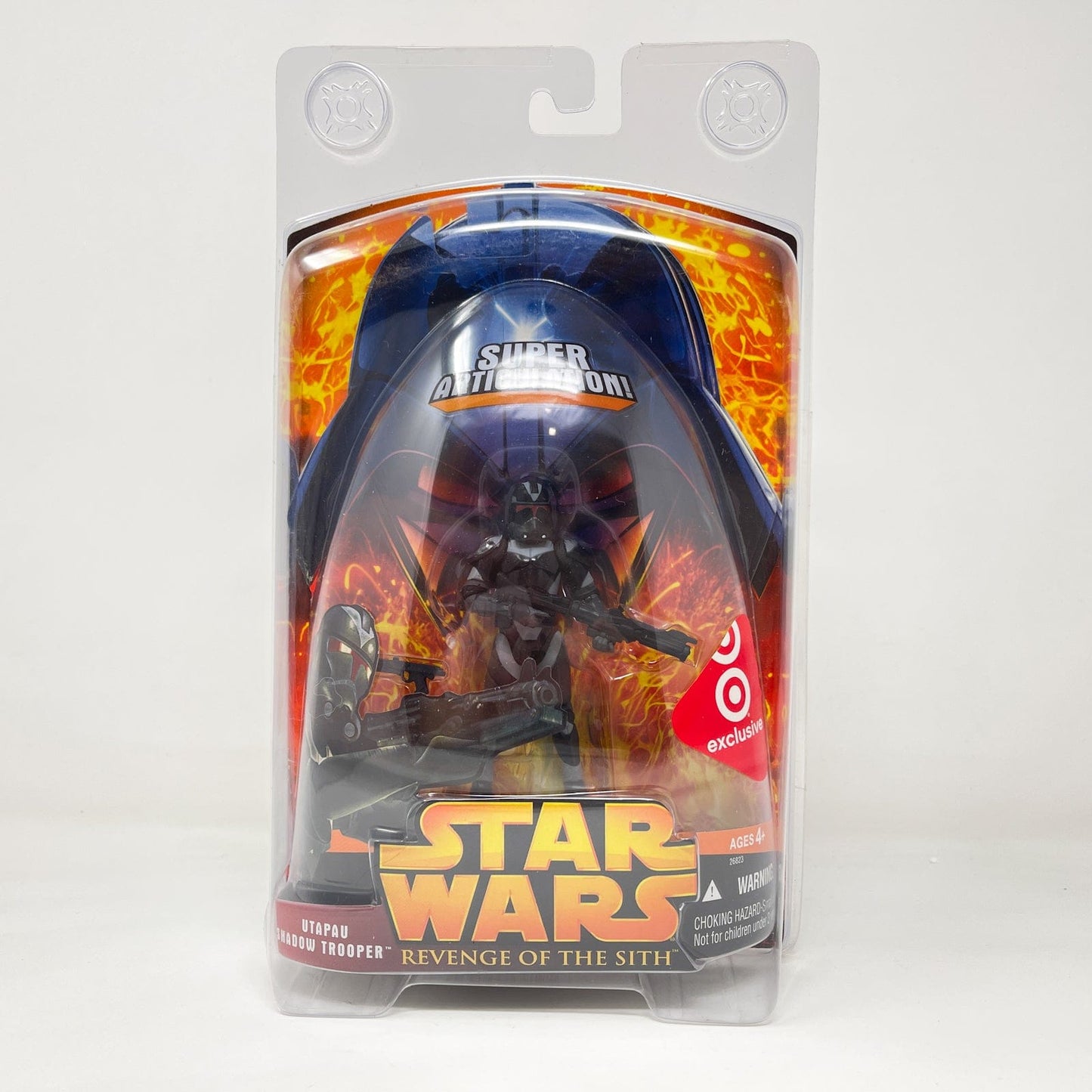 Vintage Hasbro Star Wars Mid MOC Utapau Shadow Trooper - Hasbro ROTS 2005 Target Exclusive