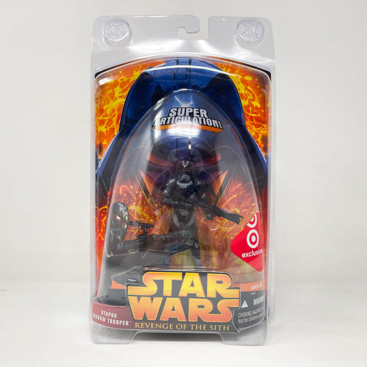 Vintage Hasbro Star Wars Mid MOC Utapau Shadow Trooper - Hasbro ROTS 2005 Target Exclusive