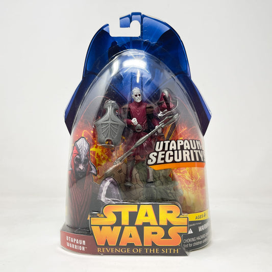 Vintage Hasbro Star Wars Mid MOC Utapaun Warrior (Utapaun Security) #53 - Hasbro ROTS 2005