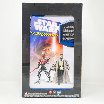 Vintage Hasbro Star Wars Mid MOC Visionaries Comic Pack - Darth Maul & Owen Lars - Hasbro Darkhorse Comics