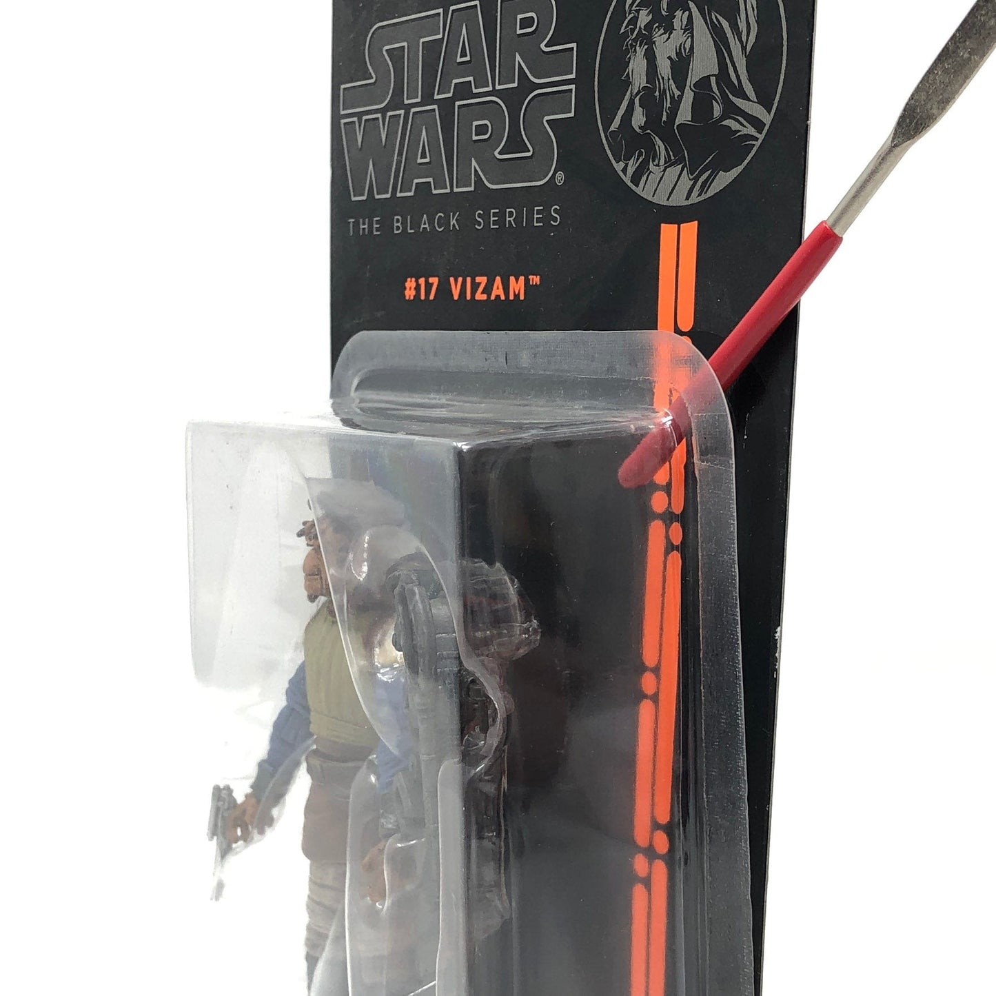 Vintage Hasbro Star Wars Mid MOC Vizam (Orange Line) #17 - Hasbro 2013 3.75" Black Series Star Wars Action Figure