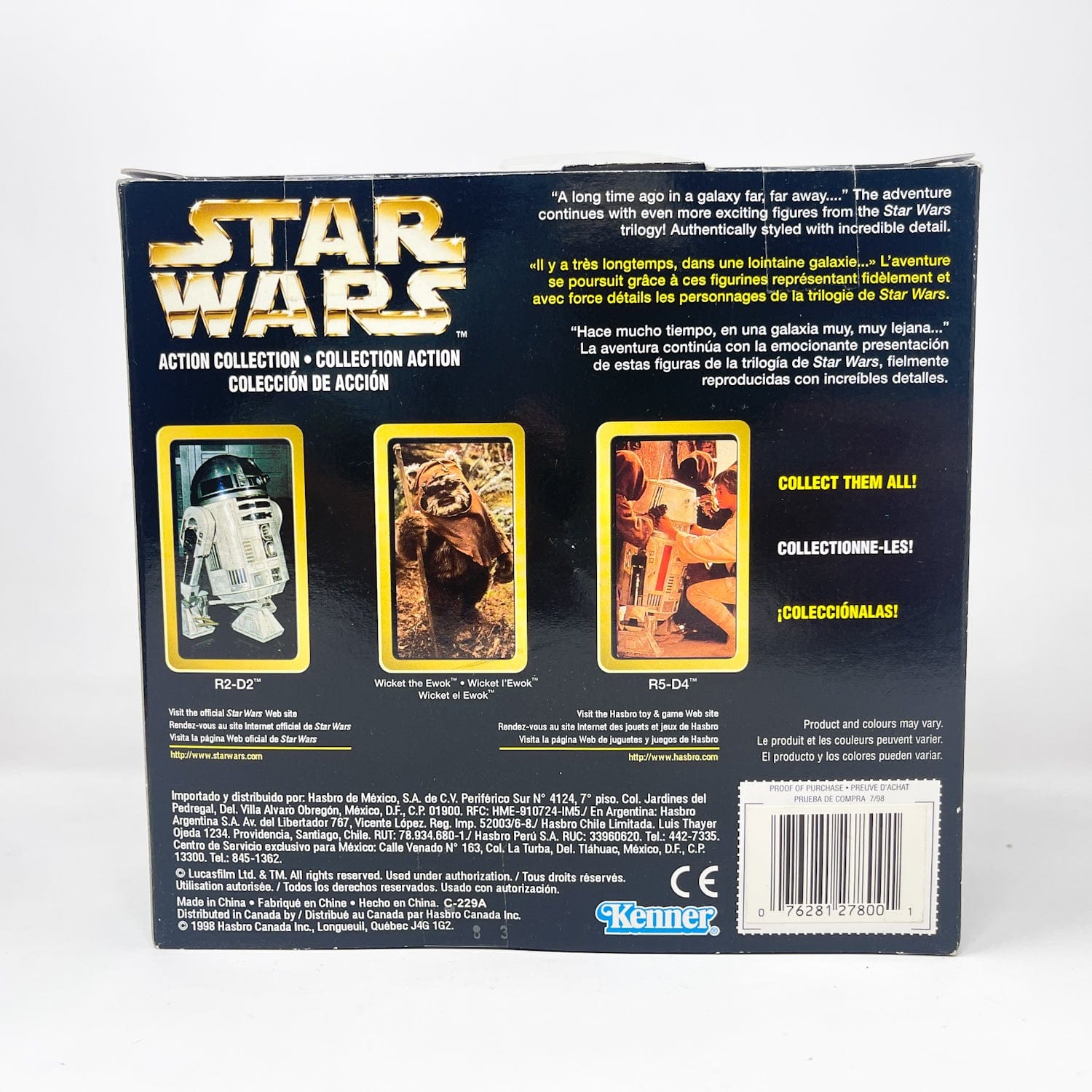 Vintage Hasbro Star Wars Mid MOC Wicket the Ewok - Hasbro Action Series 12 inch Scale (1997)