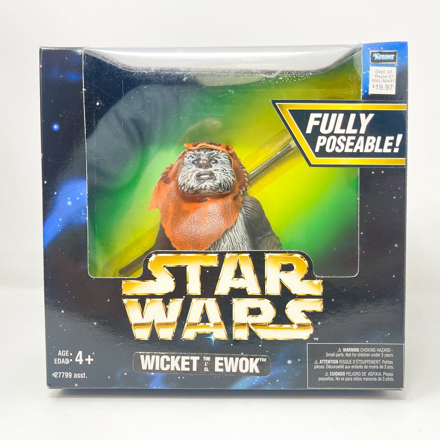 Vintage Hasbro Star Wars Mid MOC Wicket the Ewok - Hasbro Action Series 12 inch Scale (1997)