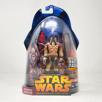 Vintage Hasbro Star Wars Mid MOC Wookie Warrior (Wookie Blaster Bash) #43 - Hasbro ROTS 2005