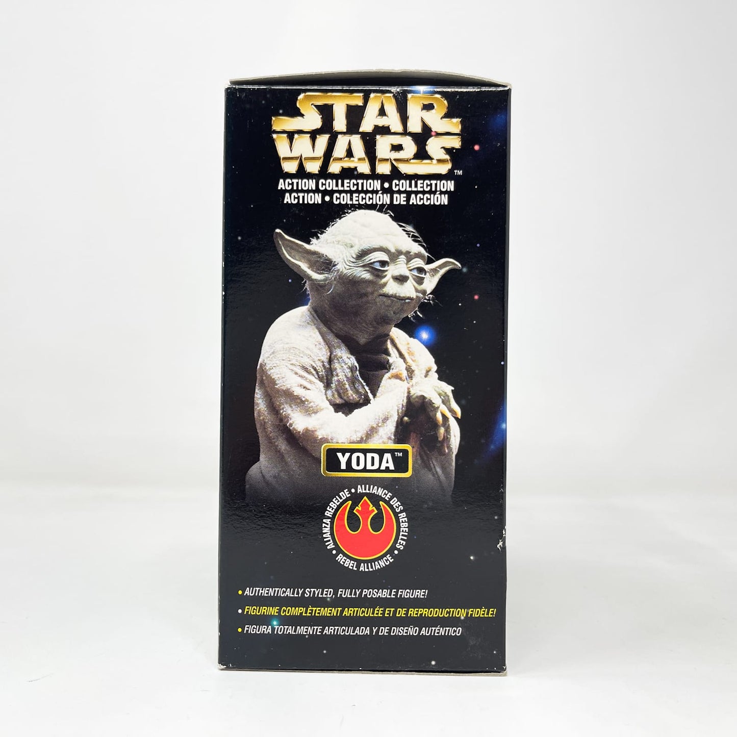Vintage Hasbro Star Wars Mid MOC Yoda - Hasbro Action Series 12 inch Scale (1997)