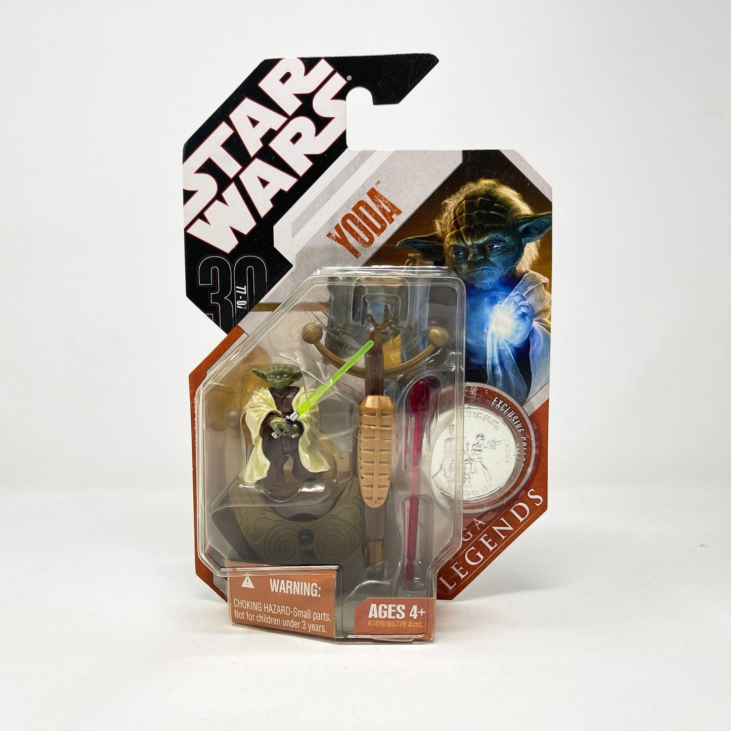 Vintage Hasbro Star Wars Mid MOC Yoda - Hasbro Saga Legends - 30th Anniversary Collection