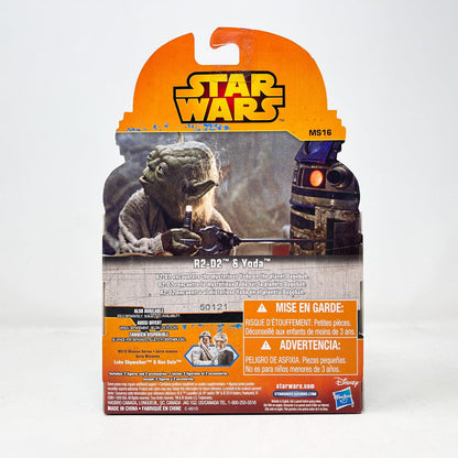 Vintage Hasbro Star Wars Mid MOC Yoda & R2-D2 MS16 - Hasbro 2015 Rebels Mission Series 2-Pack
