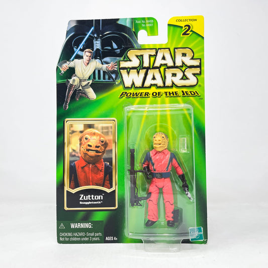 Vintage Hasbro Star Wars Mid MOC Zutton (Snaggletooth) - Hasbro Power of the Jedi POTJ (2001)