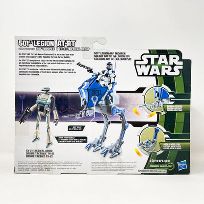 Vintage Hasbro Star Wars Mid Ships 501st Legion AT-RT w/ ARF Trooper & TX-21 Tactical Droid - Multipack - 3.75" Hasbro 2013